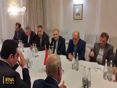 دیدار دبیر شورای عالی امنیت ملی و همتای عراقی وی در سن‌پترزبورگ