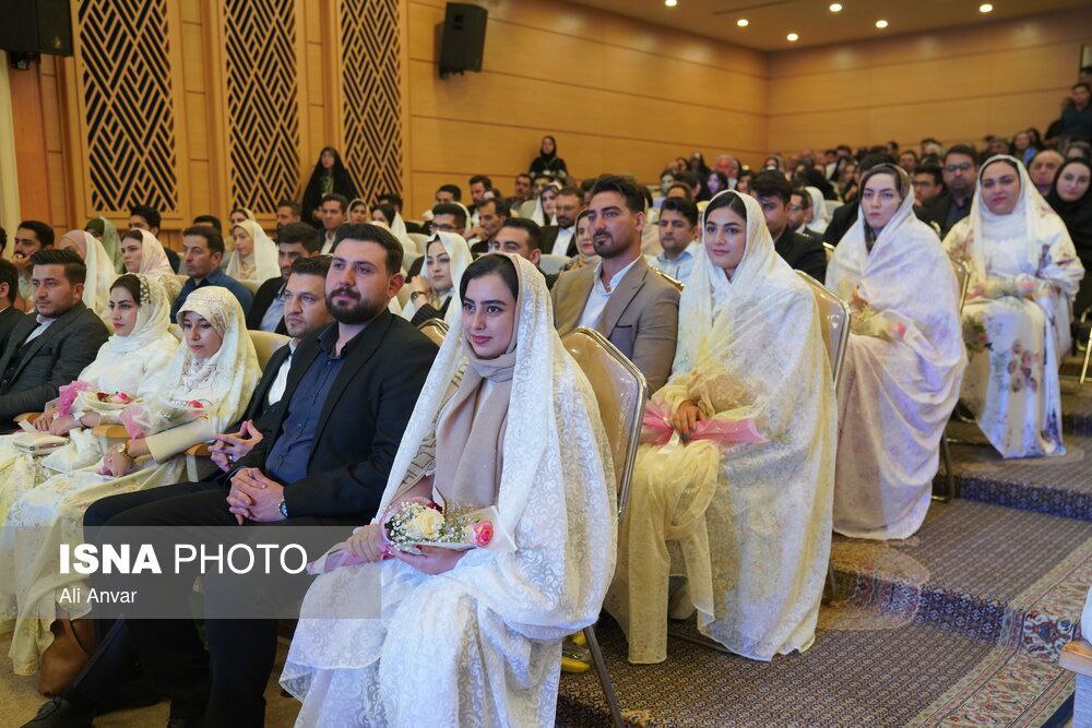 جشن ازدواج ۱۶۵ زوج دانشجو در اردبیل