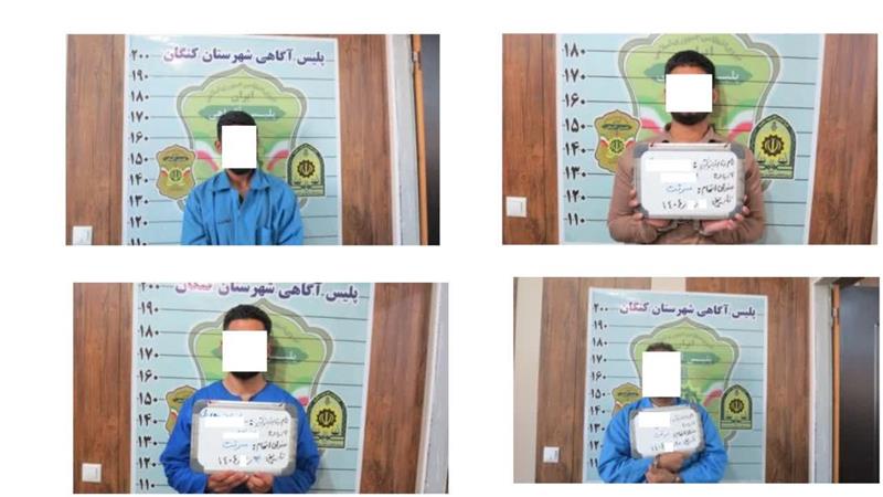 باند سارقان مغازه موبایل‌فروشی در کنگان منهدم شد