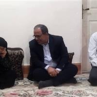 دیدار فرماندار بوشهر با مادر شهید والامقام عیسی قاسمی