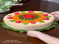 پیش غذا مهمونی، کیک مرغ درست کن!