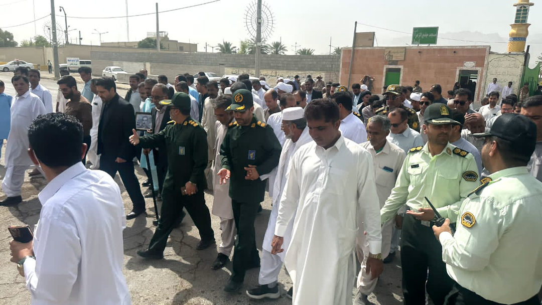 تشییع پیکر مطهر شهید جلال نوکری در زادگاهش