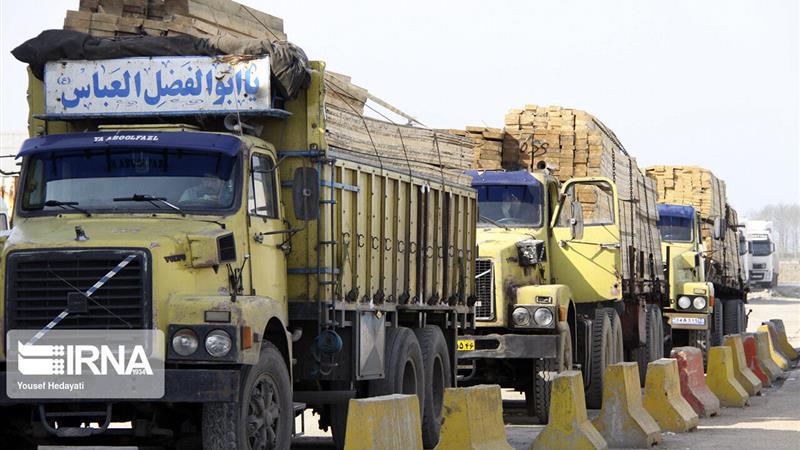 توقیف ۵۳ خودرو باری در قزوین برای اضافه تناژ