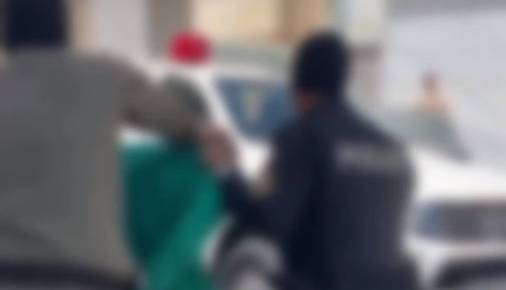 لحظه دستگیری زورگیر فراری در  بجنورد