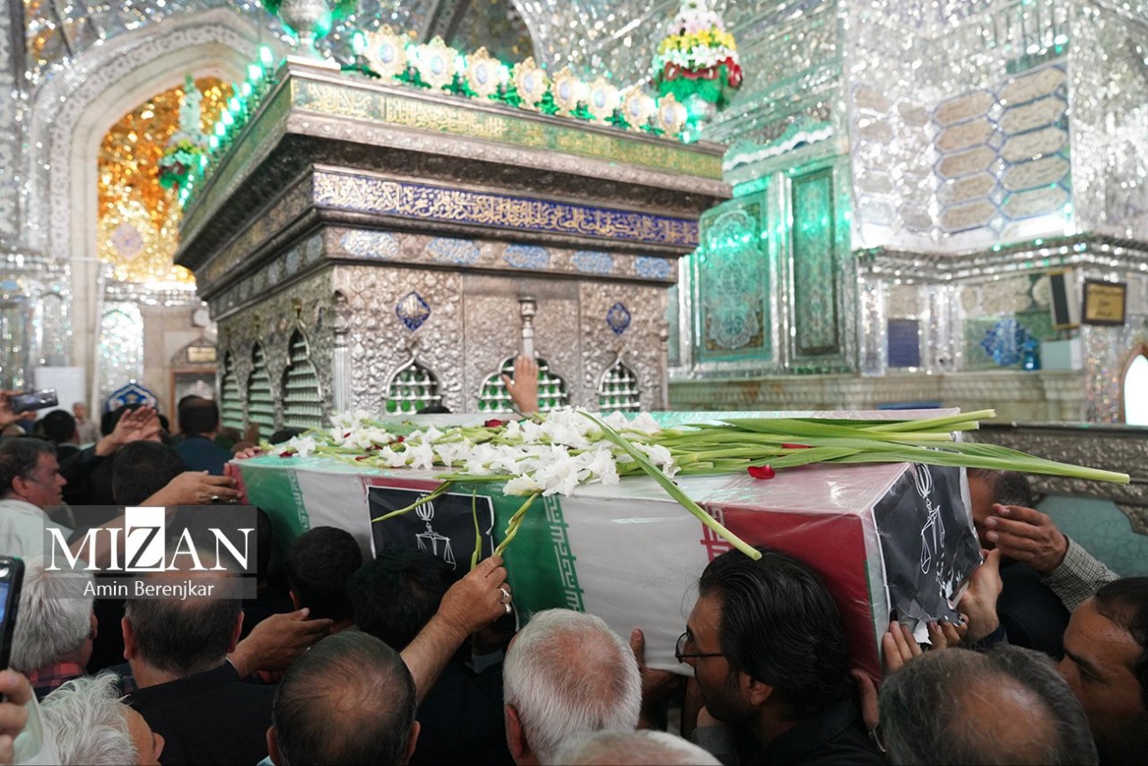 عکس/ مراسم تشییع پیکر قاضی شهید احسان باقری در شیراز