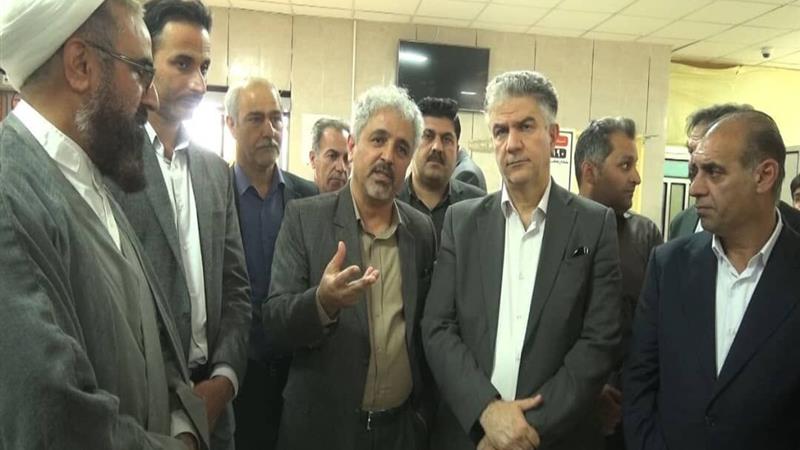 بازدید معاون درمان وزیر بهداشت از بیمارستان بدره ایلام