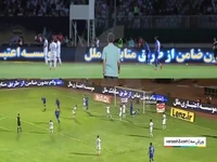 نیمکت استقلال پس از گل چشمی