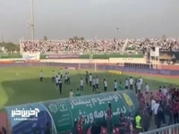 بازدید بازیکنان ملوان از چمن استادیوم اراک