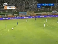 لحظه به صدا در آمدن سوت پایان بازی و قهرمانی استقلال در جام حذفی