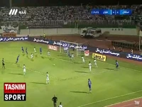 گل اول استقلال به ملوان توسط روزبه چشمی در دقیقه 119