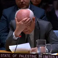 بغض و گریه دردناک نماینده فلسطین در شورای امنیت