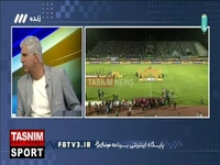 آماده سازی استیج قهرمانی در ورزشگاه امام خمینی اراک پیش از جشن قهرمانی استقلال