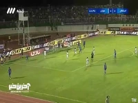 گل استقلال به ملوان به دلیل خطا مردود اعلام شد