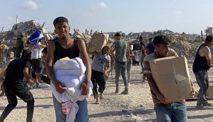 تله مرگ؛ قتلعام ۱۰ آواره گرسنه در مرکز توزیع کمکها در رفح
