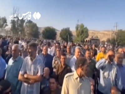تصاویری از تشییع قاضی شهید در شهرستان ممسنی