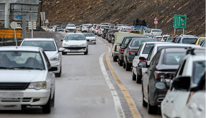 ترافیک مقطعی و محدودیت‌های تردد در جاده‌های مازندران
