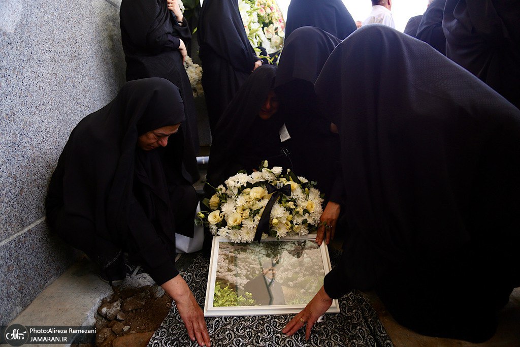 مراسم تشییع برادر آیت الله هاشمی رفسنجانی (ره)
