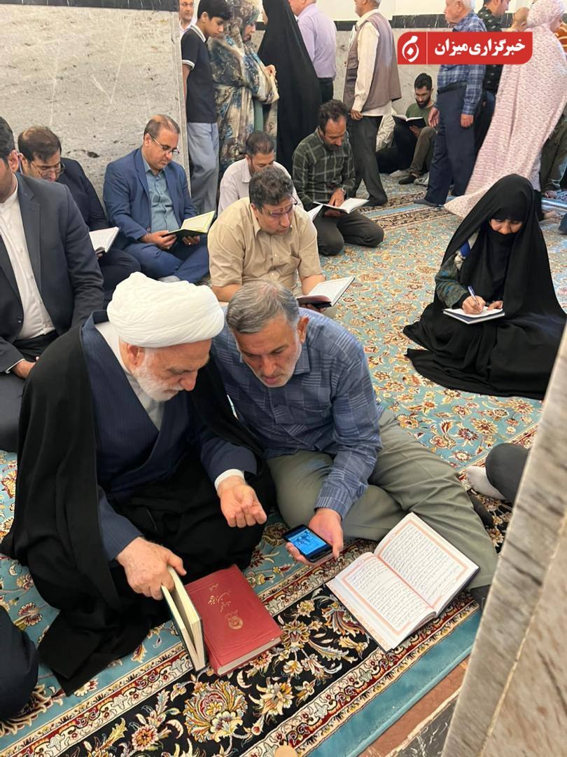 رئیس قوه قضاییه پای حرف دل مردم در حرم امام رضا (ع)