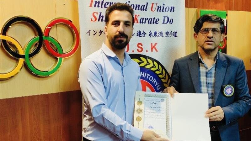 حضور مربی خارگی در رأس تیم ملی نوجوانان کاراته ایران