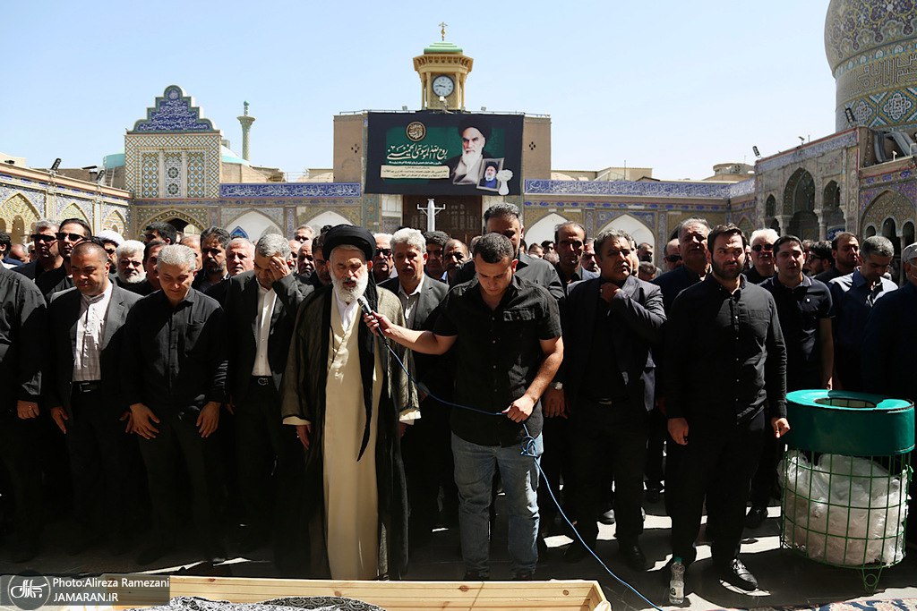 مراسم تشییع برادر آیت الله هاشمی رفسنجانی (ره)