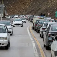 ترافیک مقطعی و محدودیت‌های تردد در جاده‌های مازندران