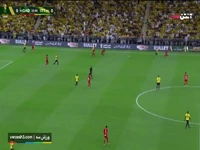 گل اول الاتحاد مقابل القادسیه توسط بنزما