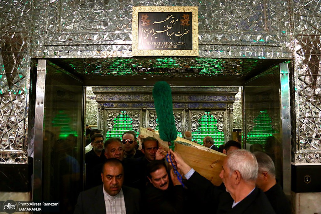مراسم تشییع برادر آیت الله هاشمی رفسنجانی (ره)