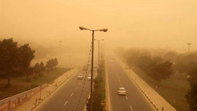گردوغبار به آسمان البرز برمی‌گردد