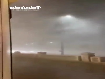 طوفانی نادر اسکندریه مصر را در هم کوبید