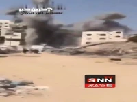حمله هوایی اسرائیل به منازل مسکونی در شمال غزه