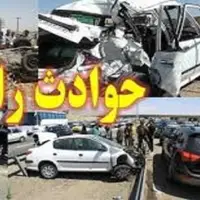 برخورد پژو ۲۰۶ و پراید ۶ مصدوم بر جای گذاشت