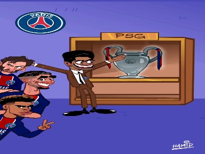 ووو قهرمانیِ پی اس جی در لیگ قهرمانان اروپا