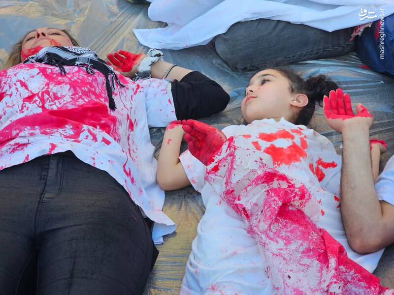 اعتراضات فعالان در بروکسل علیه نسل‌کشی در غزه