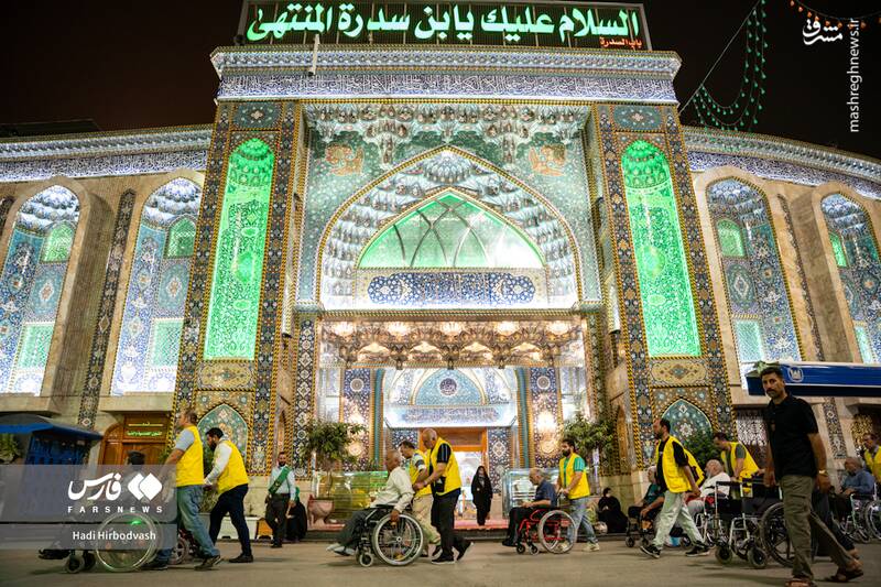 "کربلا کربلا" این‌بار با ویلچر و اشک شوق