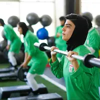 گزارش تصویری از تمرینات بدنسازی تیم ملی فوتبال بانوان