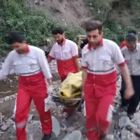غرق‌شدگی و مصدومیت اعضای یک خانواده در رودخانه چالوس