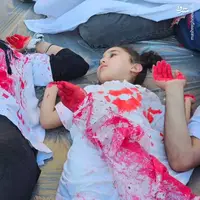 اعتراضات فعالان در بروکسل علیه نسل‌کشی در غزه