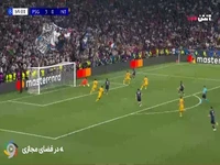 شوت بارکولا ار بالای دروازه به بیرون رفت
