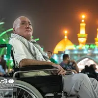 "کربلا کربلا" این‌بار با ویلچر و اشک شوق