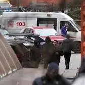 حمام بخار در قلب مسکو! انفجار لوله آب داغ خیابان را در مه فرو برد!