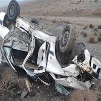یک کشته و یک مصدوم بر اثر واژگونی سواری سمند در محور قاین زیرکوه