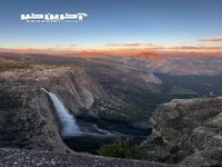 نمایی از دره یوسیمیتی در آمریکا