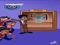 انیمیشن «حمید سحری» به بهانه قهرمانی PSG در لیگ قهرمانان اروپا با تحقیر اینتر