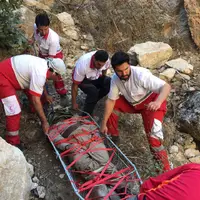 نجاتگران هلال‌احمر جان نجاتگر طبیعت را نجات دادند