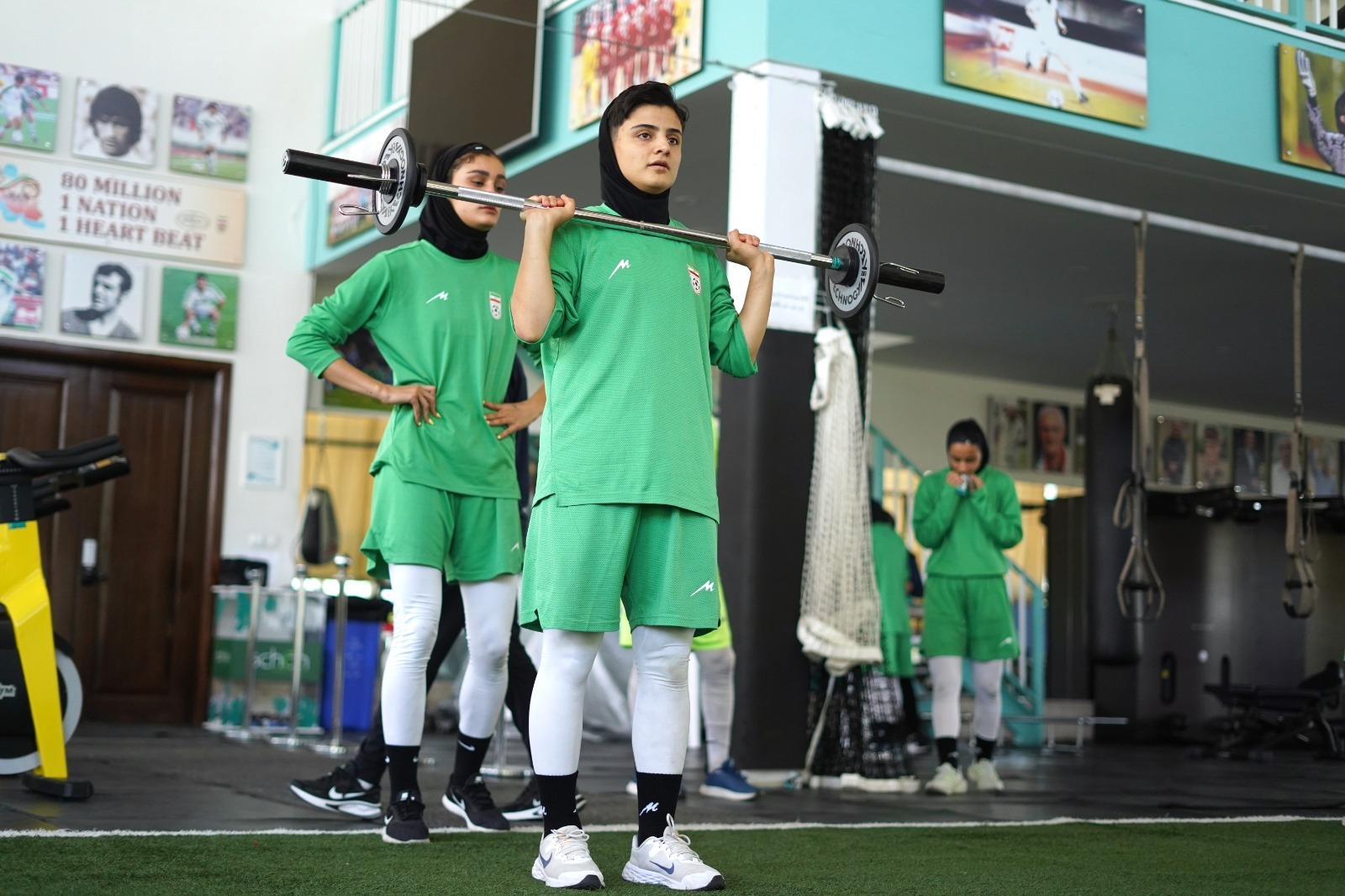 گزارش تصویری از تمرینات بدنسازی تیم ملی فوتبال بانوان