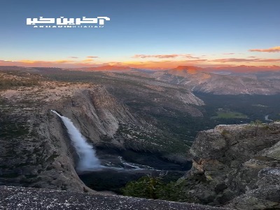 نمایی از دره یوسیمیتی در آمریکا