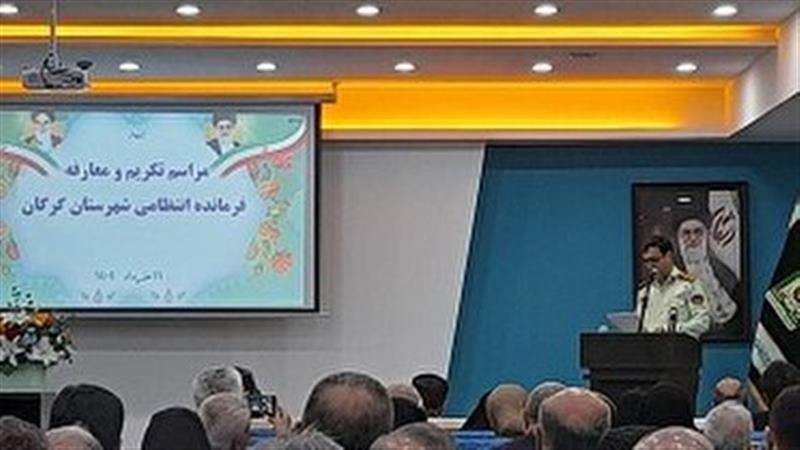 رئیس‌پلیس جدید شهرستان گرگان معرفی شد