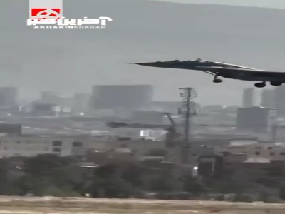 غرش جنگنده میگ ۲۹ نیروی هوایی ارتش بر فراز فرودگاه مهرآباد