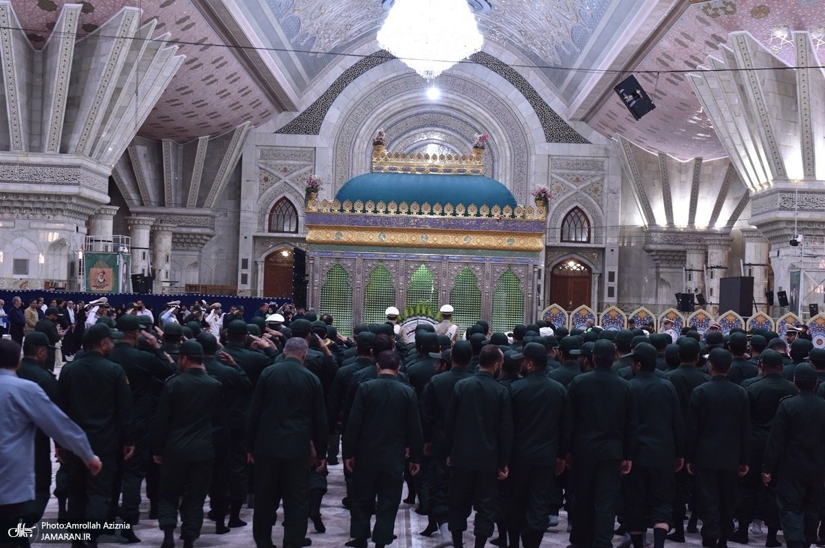 تجدید میثاق تیپ مکانیزه 20 رمضان نیروی زمینی با آرمان‌های امام راحل (ره)