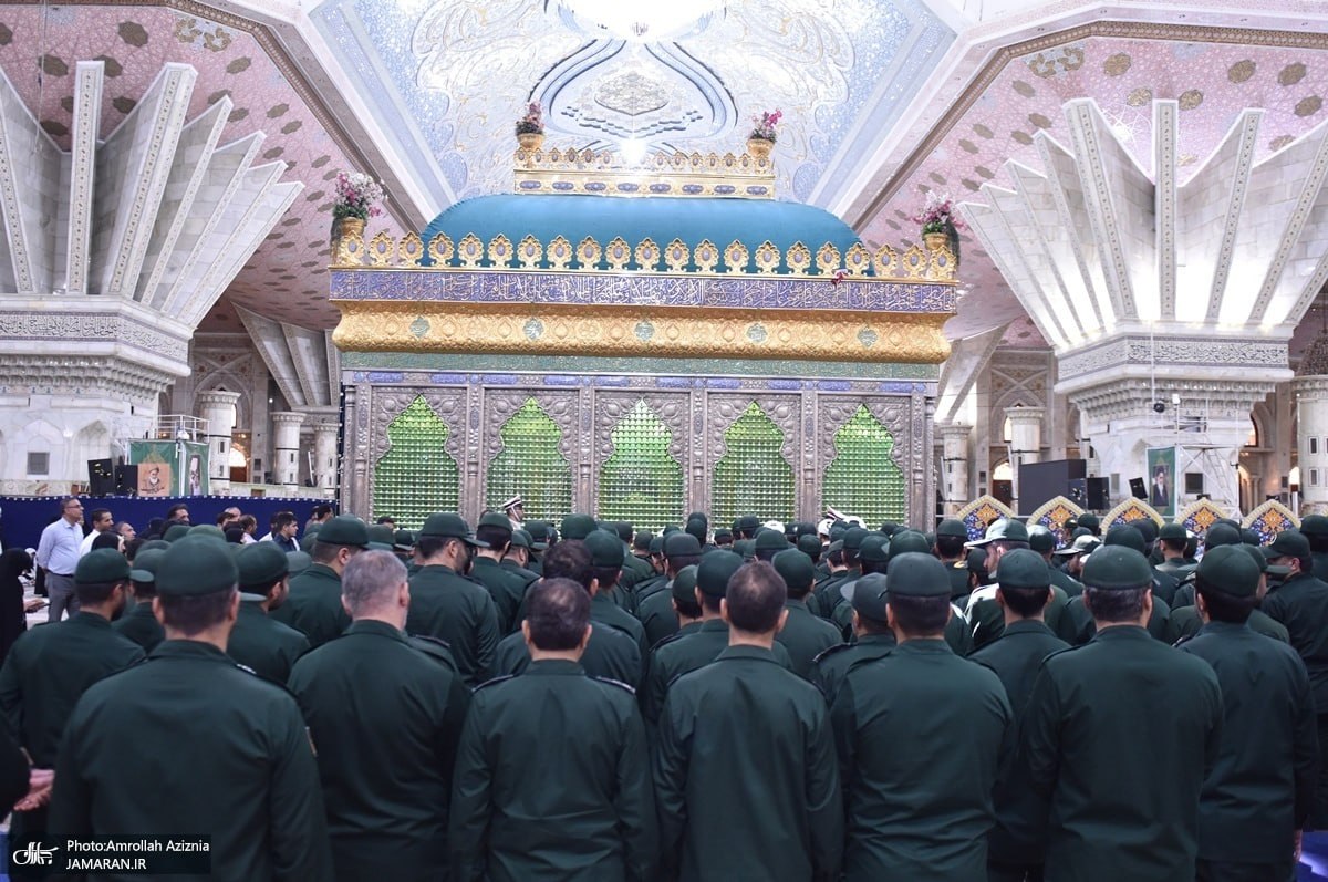 تجدید میثاق تیپ مکانیزه 20 رمضان نیروی زمینی با آرمان‌های امام راحل (ره)